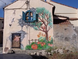 decorated house